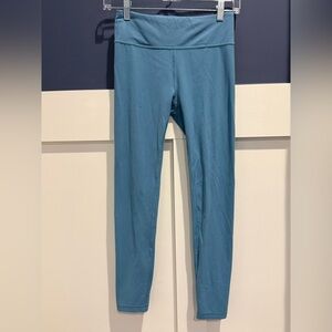 Athleta Girl Blue High-Rise Leggings size XL 14 one blemish